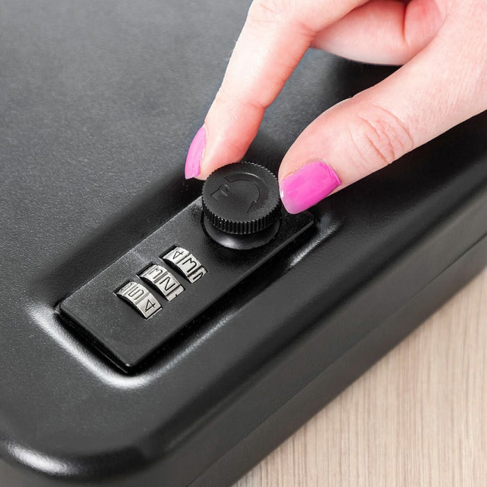 Portable Safe Box with Security Cable Prisaven