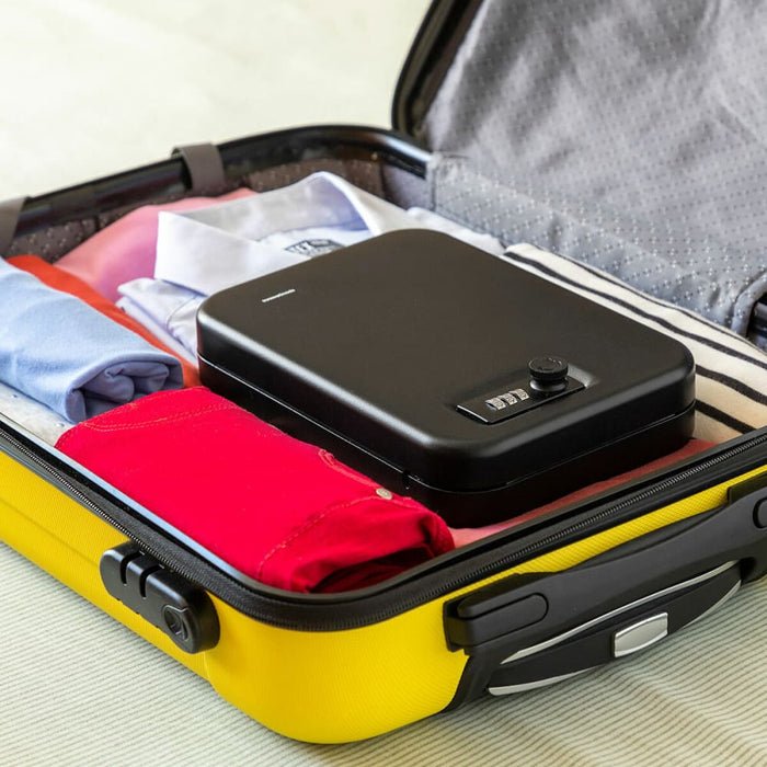 Portable Safe Box with Security Cable Prisaven