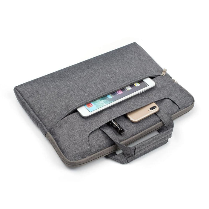 Portable One Shoulder Handheld Zipper Laptop Bag For 11.6