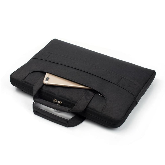 Portable One Shoulder Handheld Zipper Laptop Bag For 11.6