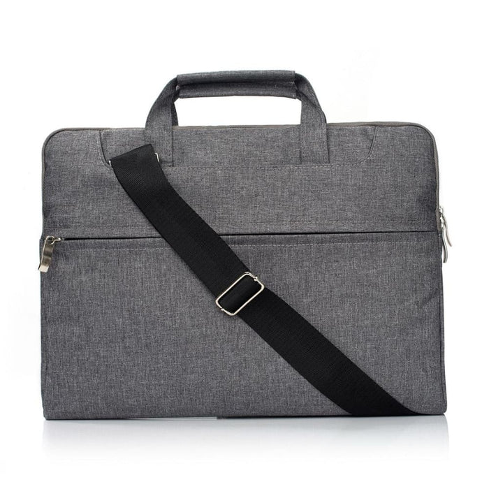 Portable One Shoulder Handheld Zipper Laptop Bag For 15.4