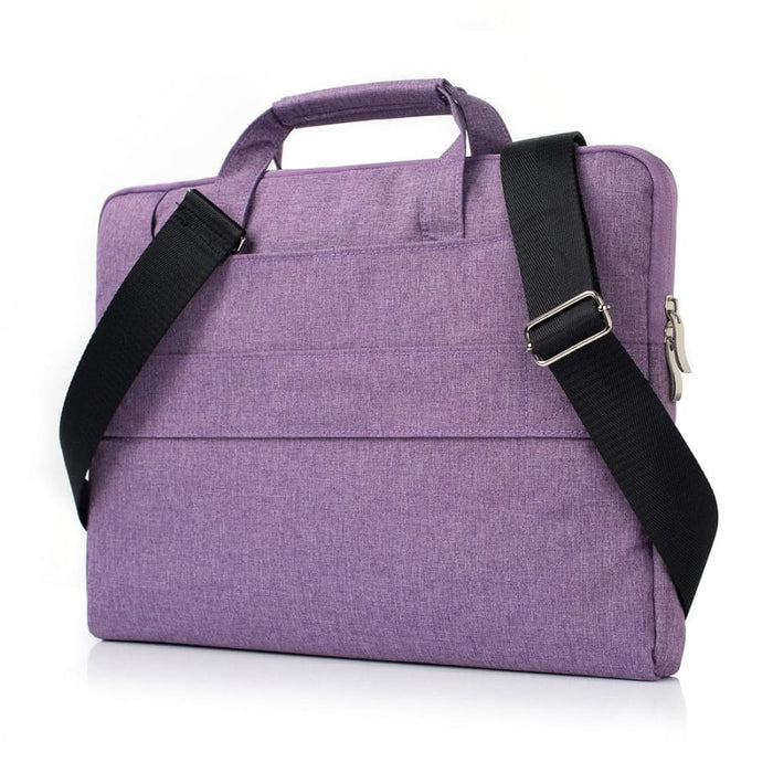 Portable One Shoulder Handheld Zipper Laptop Bag For 15.4