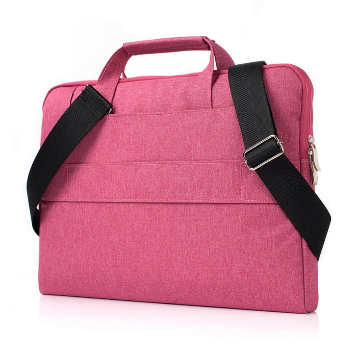 Portable One Shoulder Handheld Zipper Laptop Bag For 15.4