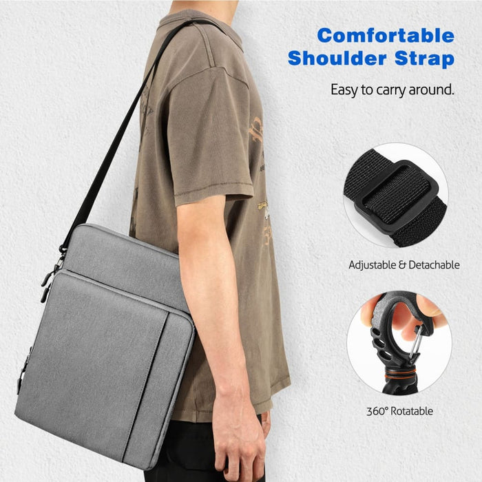 Portable Sleeve Case with Pockets for 13.3 Inch Laptop