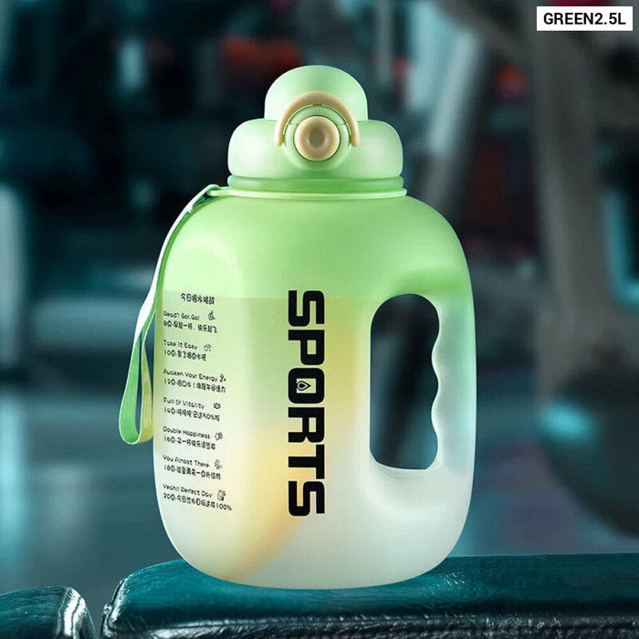 Portable Sport Water Bottle with Straw for Fitness