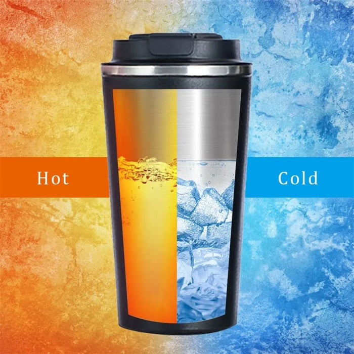 Portable Stainless Steel Thermos Cup with Intelligent