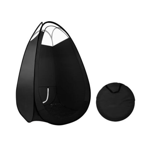 Portable Pop Up Tanning Tent - Black