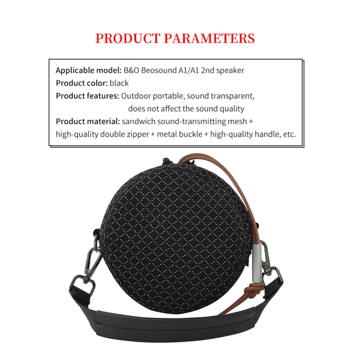 Portable Travel Carry Case for B&o Beosound A1 2nd Speaker