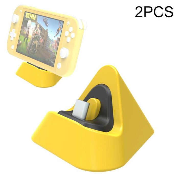 Portable Triangle Charger For Switch/lite Pack Of 2