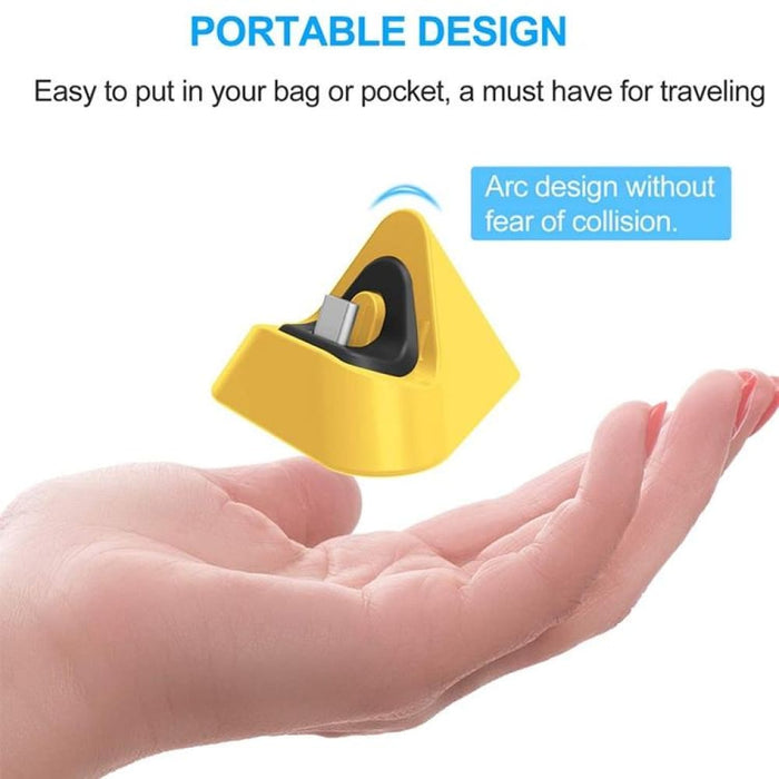 Portable Triangle Charger For Switch/lite Pack Of 2