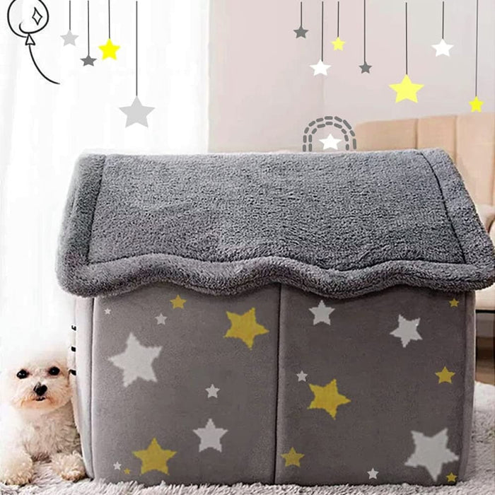 Portable Winter Warm Removable Pet House for Medium Small