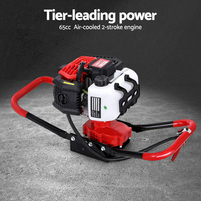 Post Hole Digger 65cc Petrol Motor Drill Borer Fence