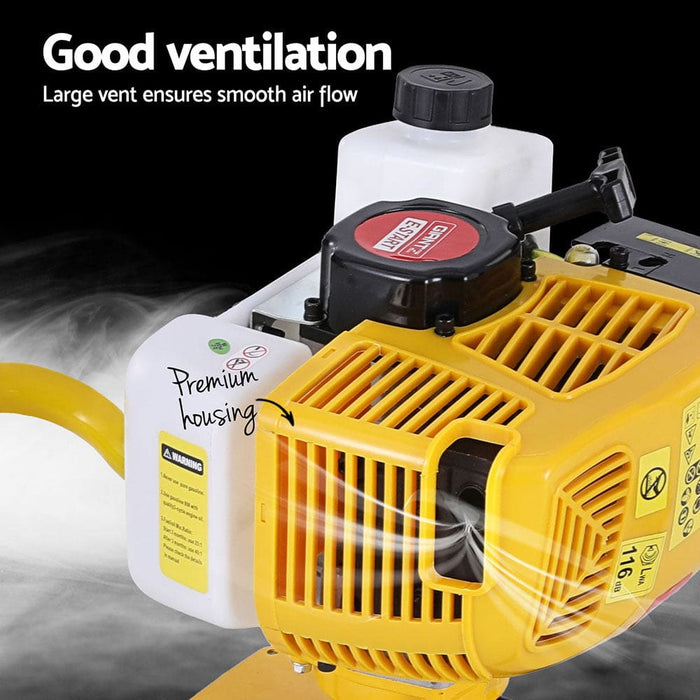 Post Hole Digger 74cc Petrol Motor Drill Borer Fence