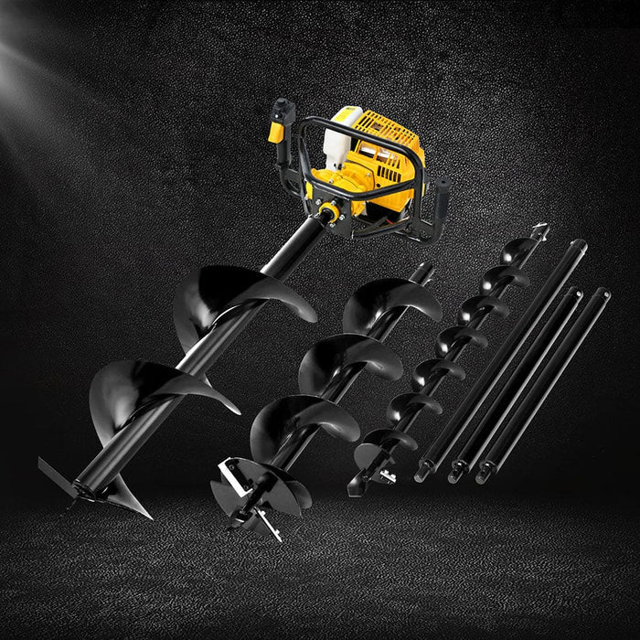 Post Hole Digger 82cc Petrol Motor Drill Borer Fence