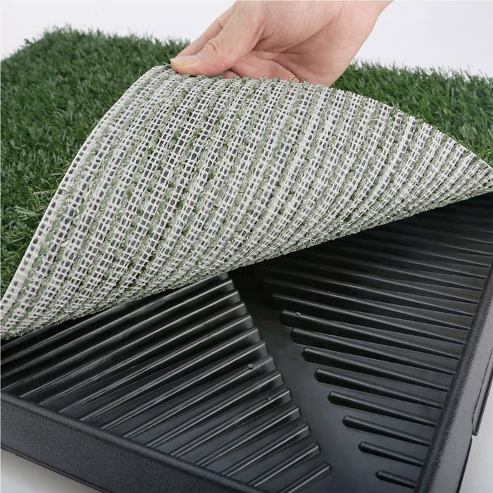 Pet Dog Potty Tray Training Toilet 63cm x 50cm + 1 Grass Mat