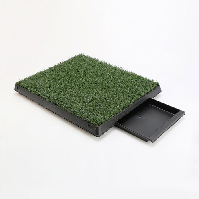 Pet Dog Potty Tray Training Toilet 63cm x 50cm + 1 Grass Mat