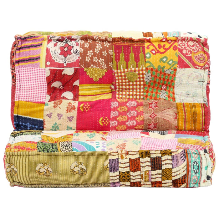 Pouffe 100x100x20 Cm Patchwork Fabric Xntikx