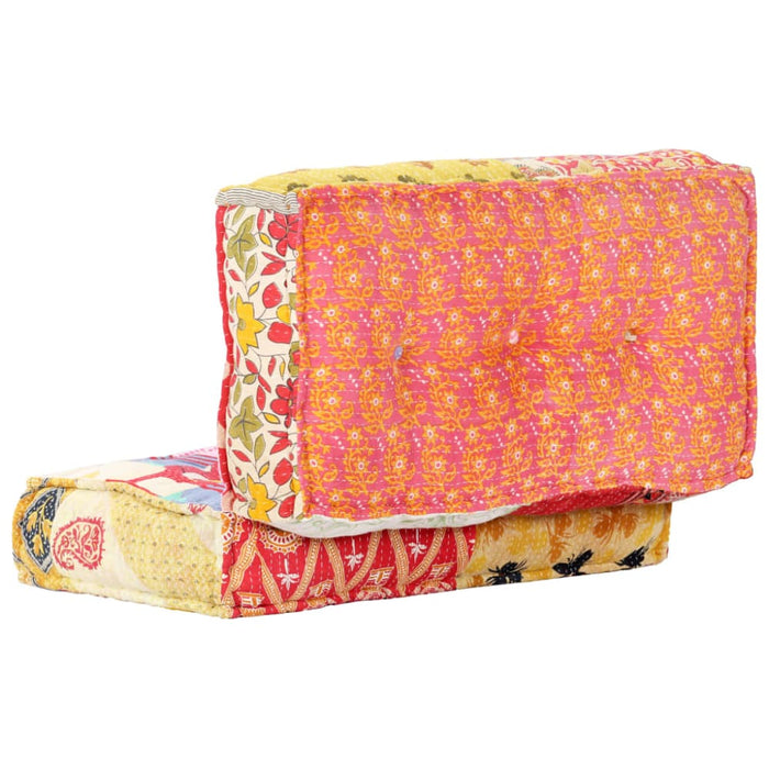 Pouffe 100x100x20 Cm Patchwork Fabric Xntikx