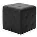 Pouffe 2 Pcs Black 30x30x30 Cm Faux Leather Xintkb