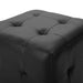Pouffe 2 Pcs Black 30x30x30 Cm Faux Leather Xintkb