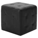 Pouffe 2 Pcs Black 30x30x30 Cm Faux Leather Xintkb
