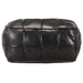 Pouffe Black 60x60x30 Cm Genuine Goat Leather Xanota