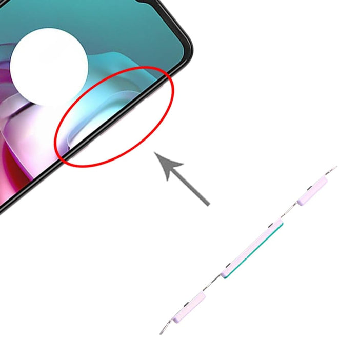Power And Volume Control Buttons For Motorola Moto G30