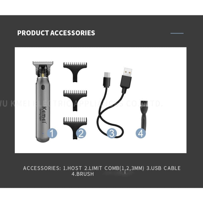 Usb Powered T-blade Hair Liners Clipper