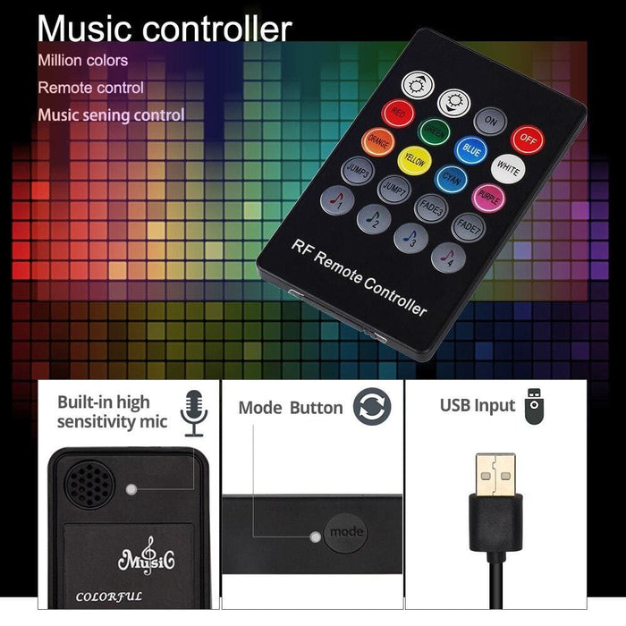 Usb Powered Rgb Led Strip Light With Different Controller