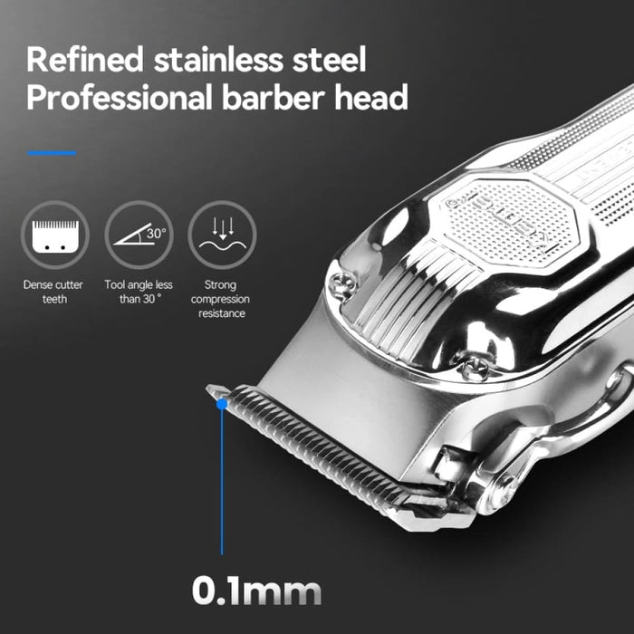 Powerful Electric Hair Clippers Men Barber Cordless Trimmer