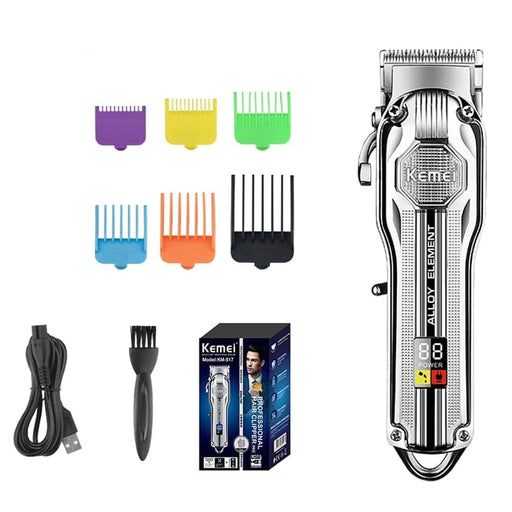 Powerful Electric Hair Clippers Men Barber Cordless Trimmer