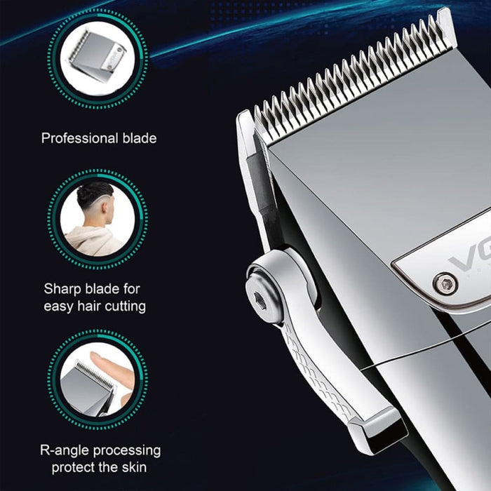 Powerful Electric Lithium Ion Wet Dry Hair Trimmer For Men