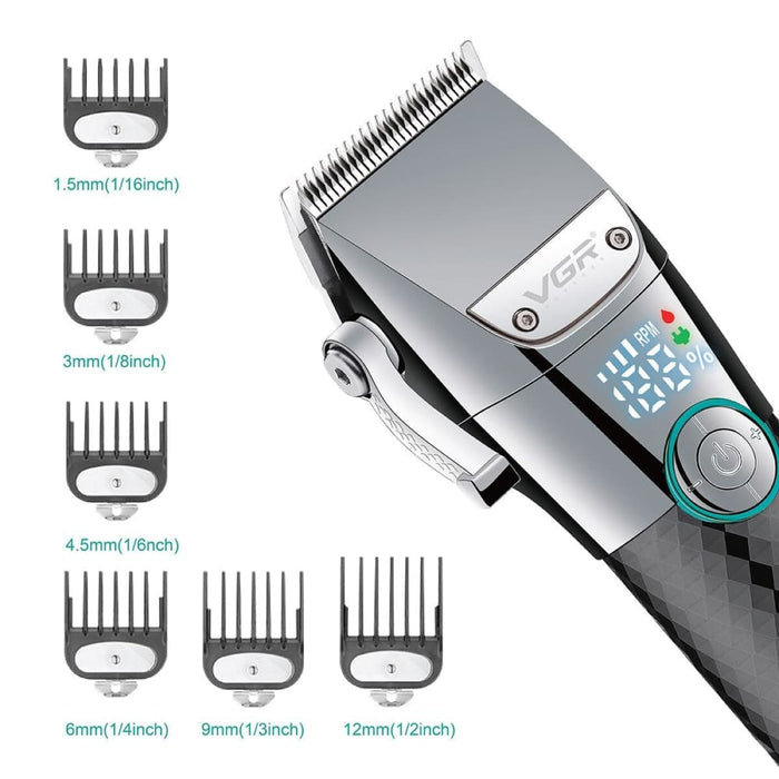 Powerful Electric Lithium Ion Wet Dry Hair Trimmer For Men