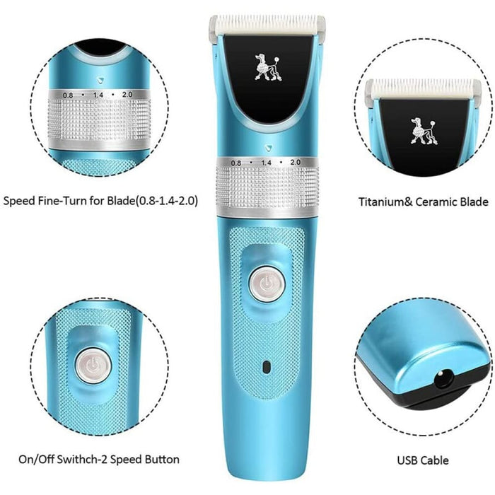 Powerful Usb Rechargeable Electric Painless Cordless Pet