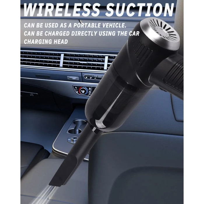 Powerful Wireless Car Vacuum Cleaner Compact High Powered