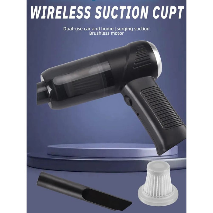 Powerful Wireless Car Vacuum Cleaner Compact High Powered