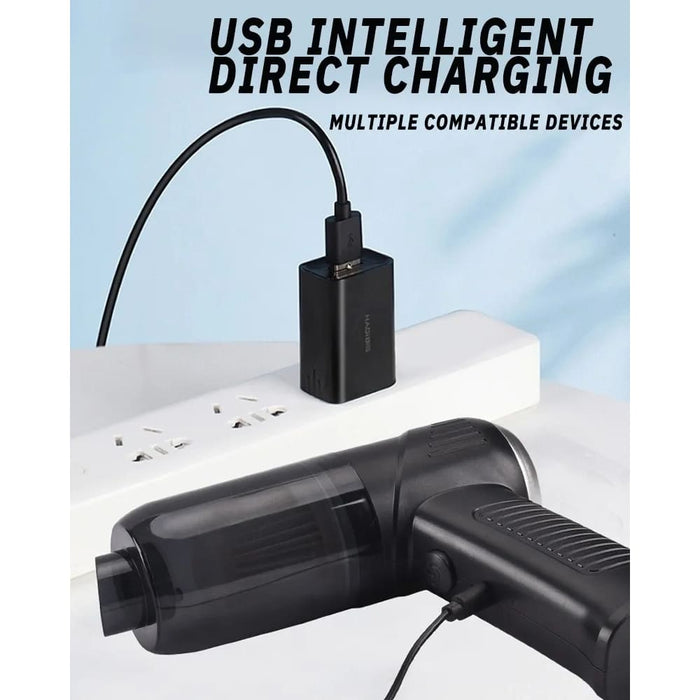 Powerful Wireless Car Vacuum Cleaner Compact High Powered