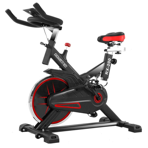 Powertrain Rx-200 Exercise Spin Bike Cardio Cycling - Red