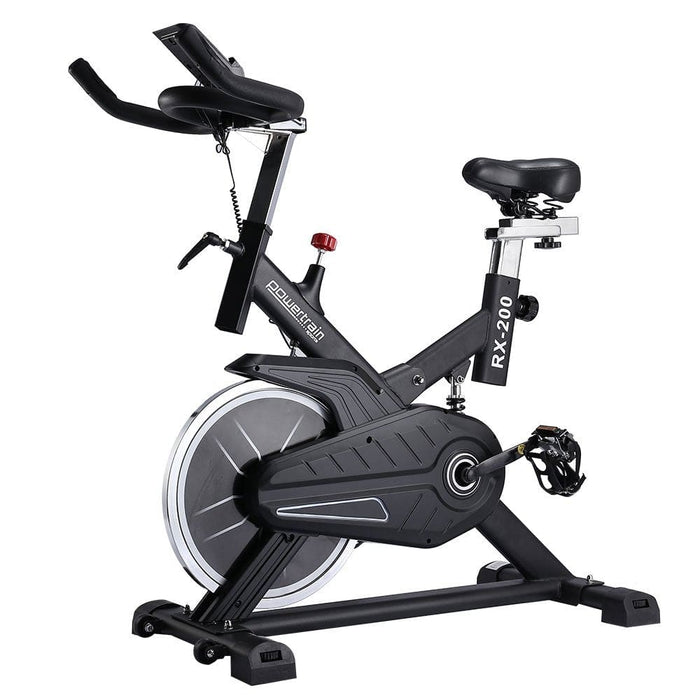 Powertrain Rx-200 Exercise Spin Bike Cardio Cycling - Black