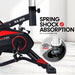 Powertrain Rx - 900 Exercise Spin Bike Cardio Cycling - Red