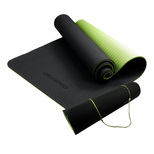 Powertrain Eco-friendly Tpe Pilates Exercise Yoga Mat 8mm