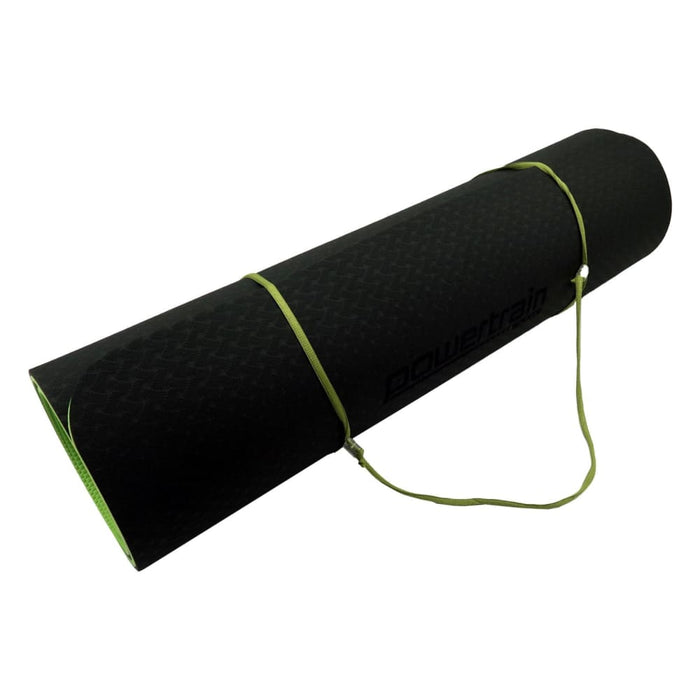 Powertrain Eco-friendly Tpe Pilates Exercise Yoga Mat 8mm