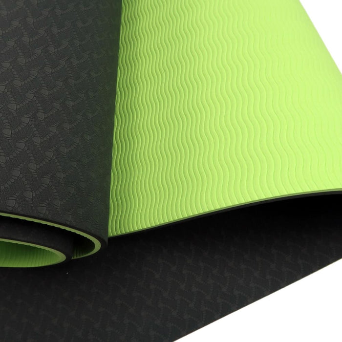 Powertrain Eco-friendly Tpe Pilates Exercise Yoga Mat 8mm
