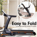 Powertrain V100 Foldable Treadmill Auto Incline Home Gym