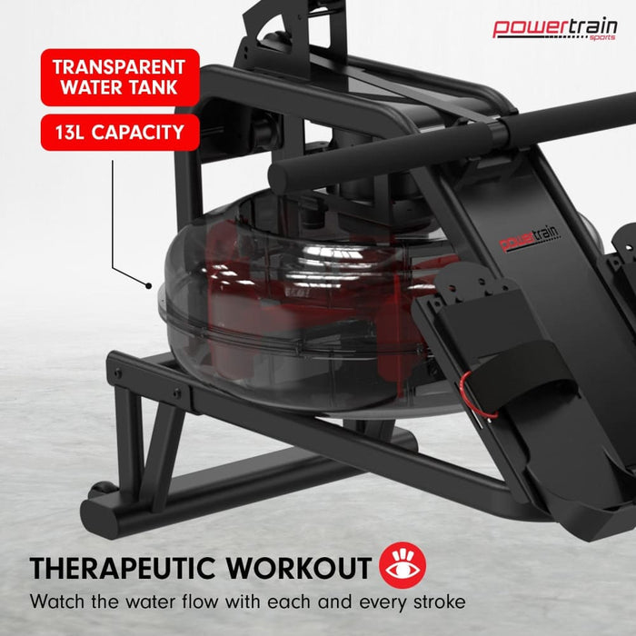Powertrain 13l Water Resistance Rowing Machine Rower