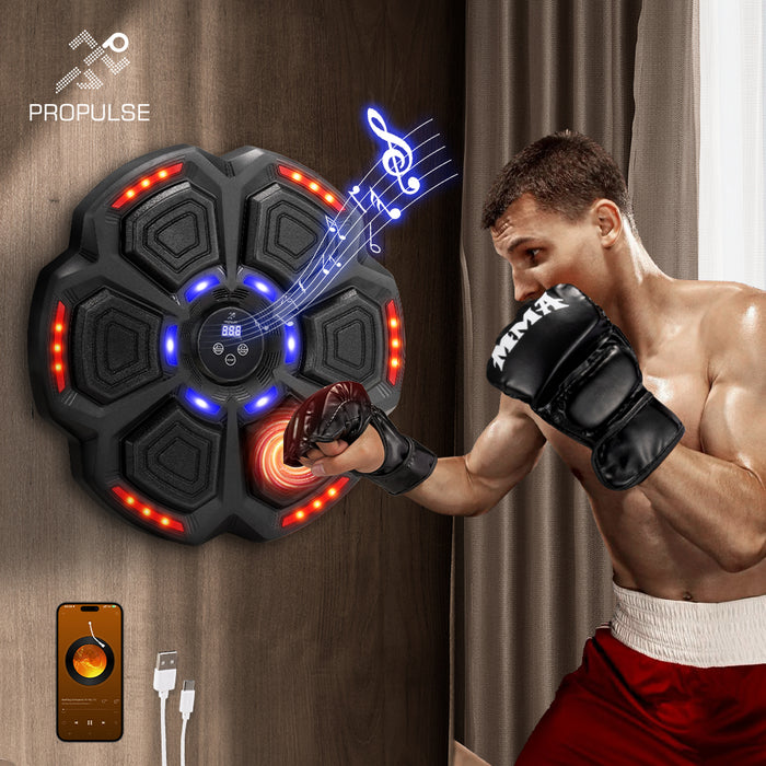 Punching Boxing Machine Electronic Music 9 Speeds With Box Gloves