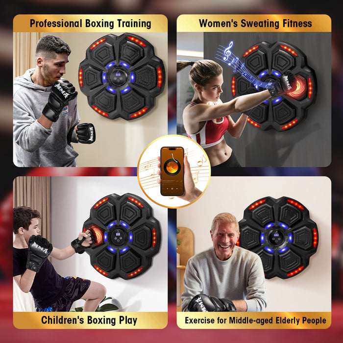 Punching Boxing Machine Electronic Music 9 Speeds With Box Gloves