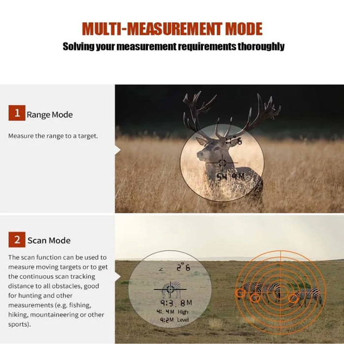 Precision Laser Range Finder for Golf and Hunting