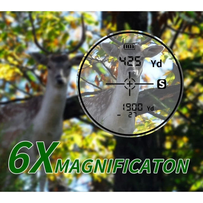 Precision Laser Range Finder for Golf and Hunting