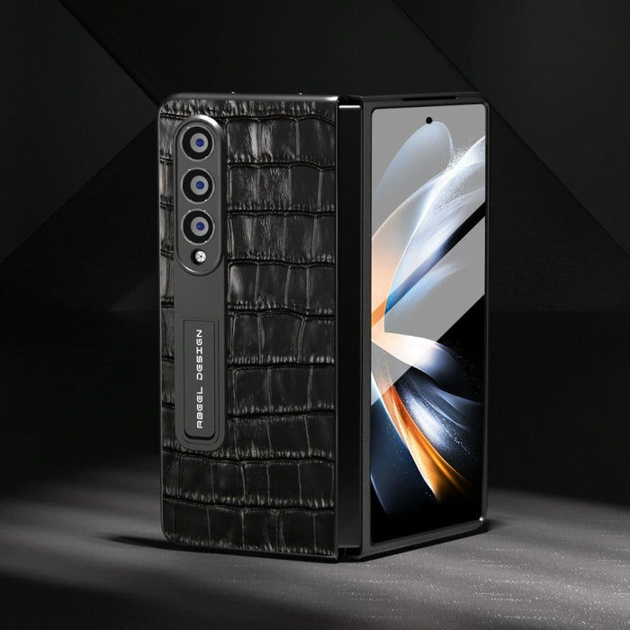 Premium Crocodile Texture Leather Phone Case For Samsung